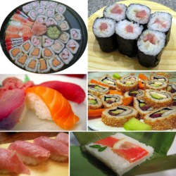 Tipos de sushi, variedades