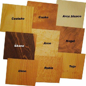 Tipos de maderas, características