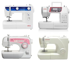 Tipos de maquinas de coser, de uso doméstico